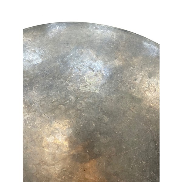 Used Bosphorus Cymbals 21in agrentum flat ride Cymbal