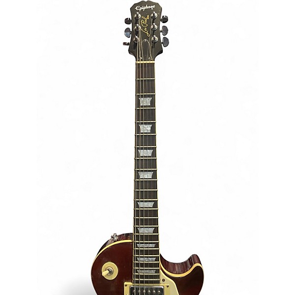 Used Epiphone Les Paul Standard Plus Factory Burst Solid Body Electric Guitar