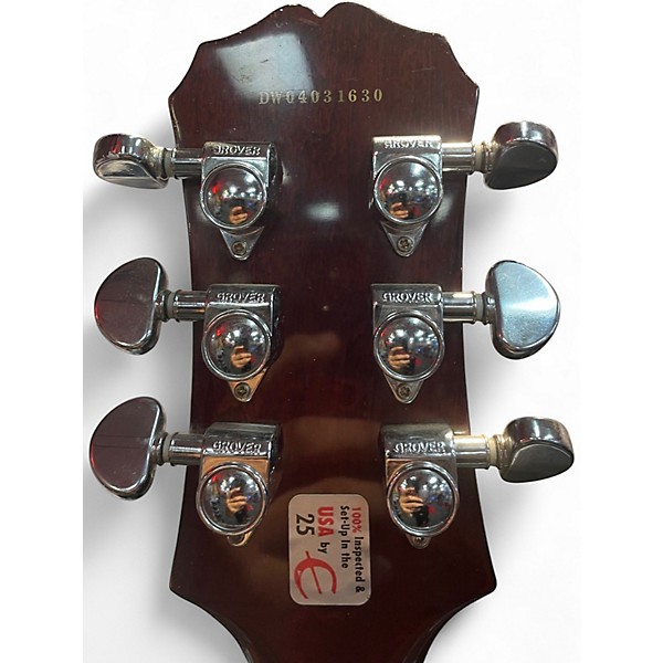 Used Epiphone Les Paul Standard Plus Factory Burst Solid Body Electric Guitar