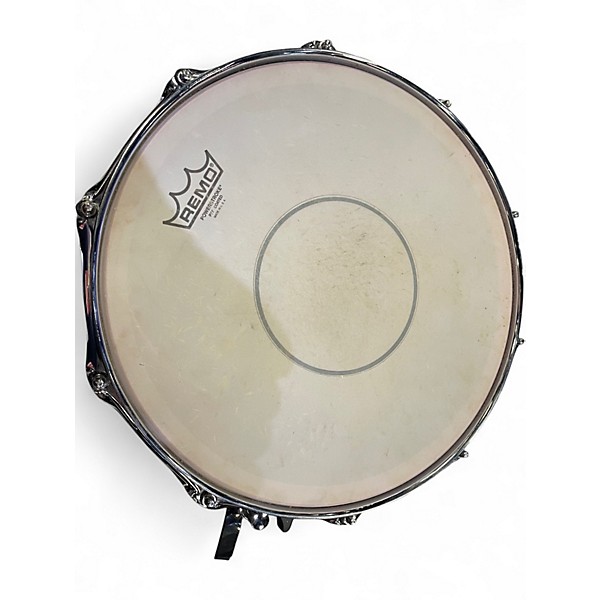 Used Spaun 14in Vented Snare Drum Cranberry Drum