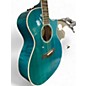 Used Taylor 614CE Blue Acoustic Electric Guitar