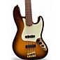 Used 2021 Fender 75th Anniversary Commemorative Jazz Bass 2 Color Bourbon Burst Electric Bass Guitar