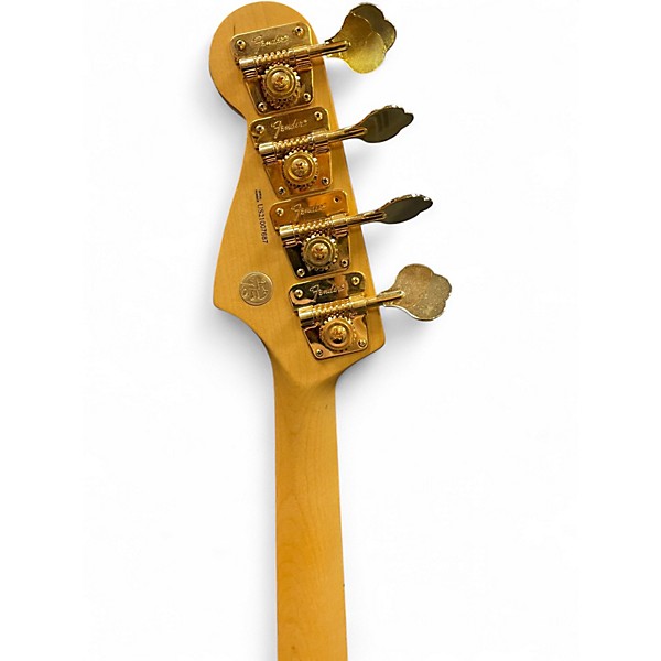 Used 2021 Fender 75th Anniversary Commemorative Jazz Bass 2 Color Bourbon Burst Electric Bass Guitar