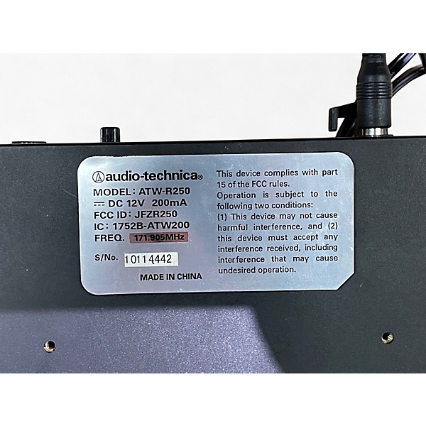 Used Audio-Technica ATW-R250 Handheld Wireless System