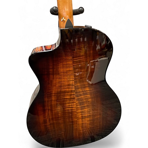 Used 2025 Taylor 224CEKDLX Shaded Edge Burst Acoustic Electric Guitar