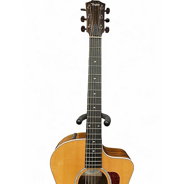 Used Taylor 214CE Deluxe Natural Acoustic Electric Guitar