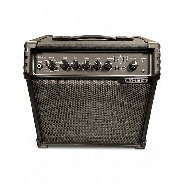 Used Line 6 Spider V 20 MkII 20w 1x8 Guitar Combo Amp