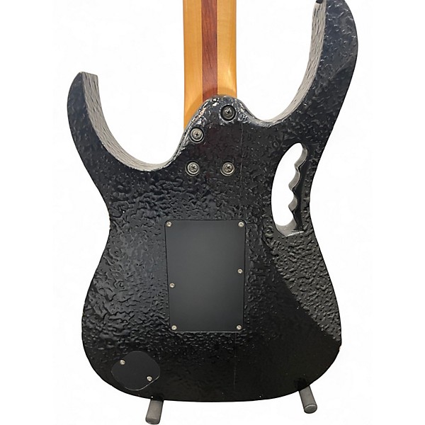 Vintage 2001 Ibanez JEM7D Steve Vai Signature Black Solid Body Electric Guitar