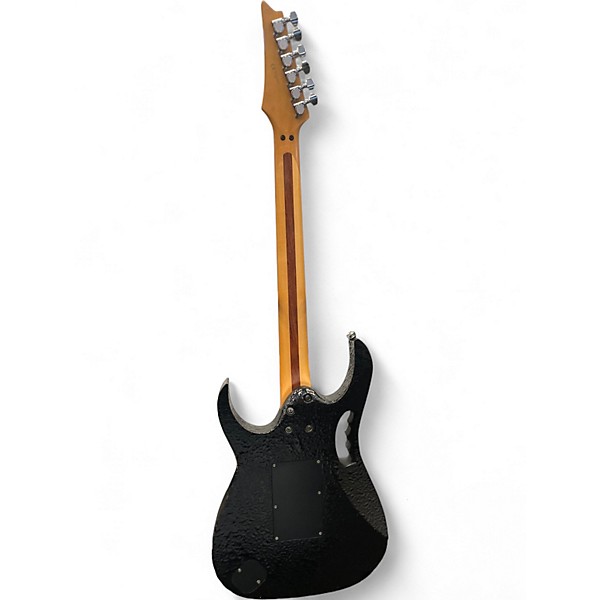 Vintage 2001 Ibanez JEM7D Steve Vai Signature Black Solid Body Electric Guitar