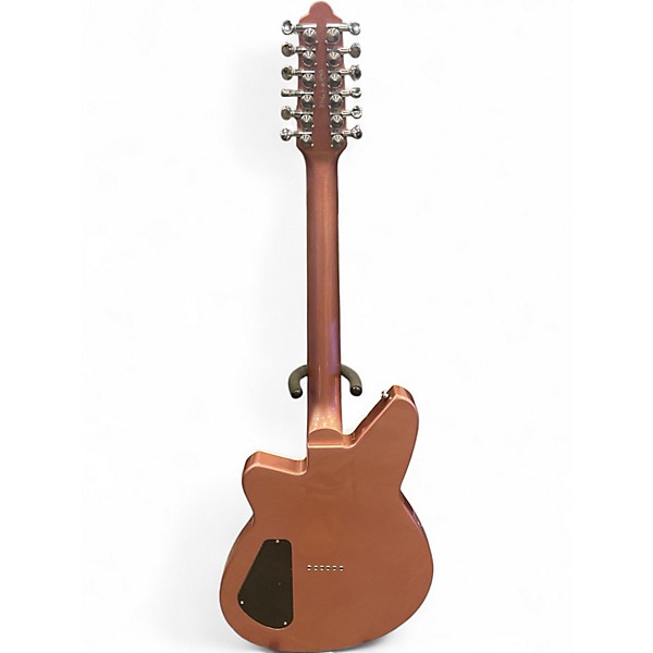 Used Reverend Airways 12 String Pink Hollow Body Electric Guitar