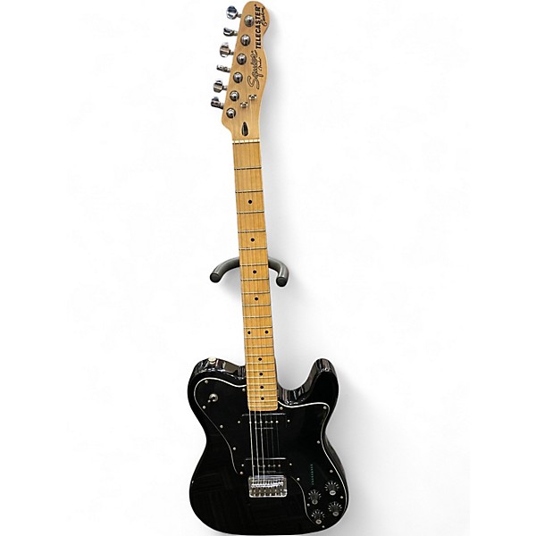 Used Fender squier telecaster Black Solid Body Electric Guitar