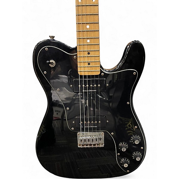 Used Fender squier telecaster Black Solid Body Electric Guitar