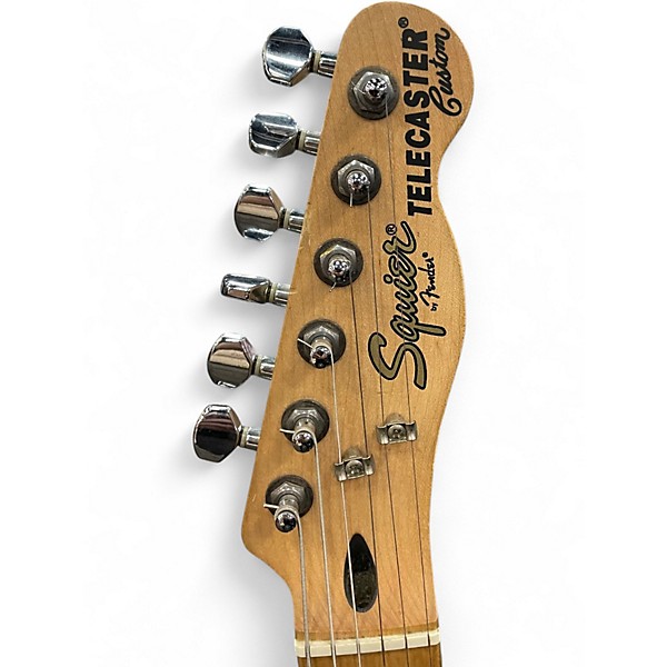 Used Fender squier telecaster Black Solid Body Electric Guitar