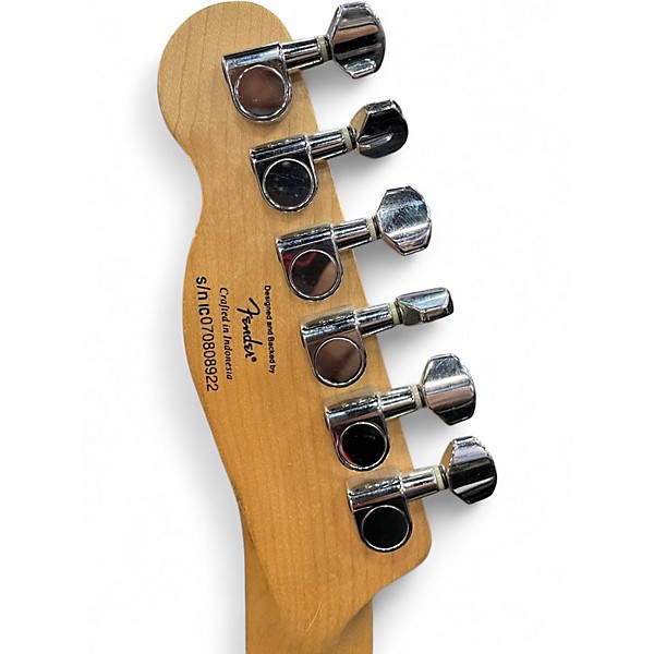 Used Fender squier telecaster Black Solid Body Electric Guitar