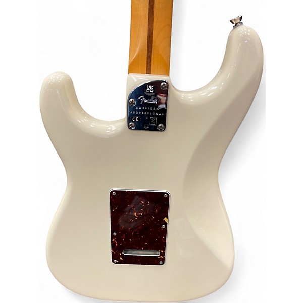 Used Fender American Professional II Stratocaster Olympic White Solid Body Electric Guitar