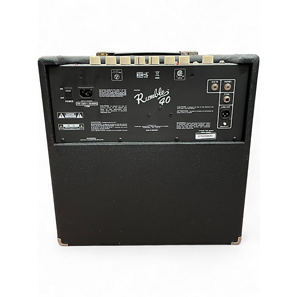 Used Fender Rumble V3 40W 1x10 Bass Combo Amp