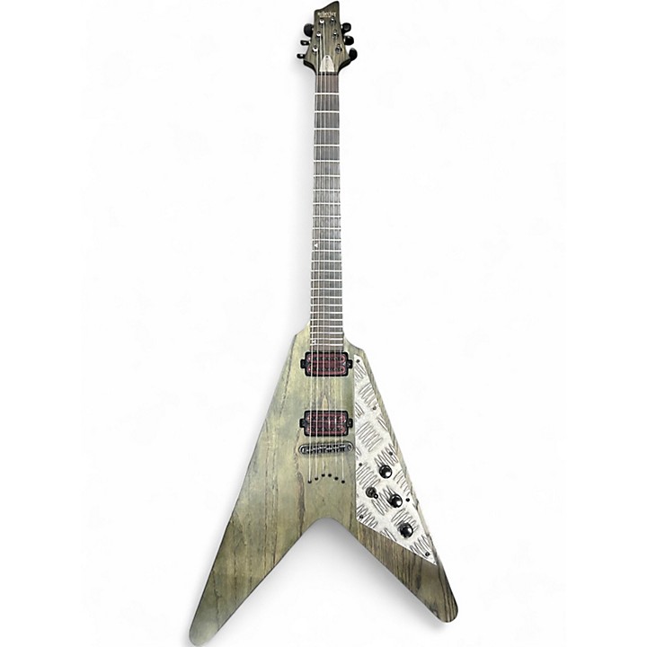 Used Schecter Guitar Research C1 Apocalypse V GREEN Solid Body