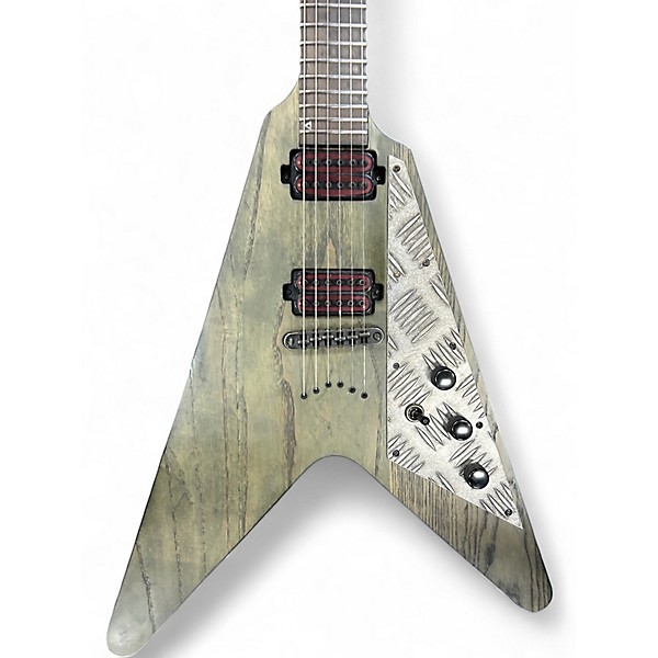 Used Schecter Guitar Research C1 Apocalypse V GREEN Solid Body Electric Guitar