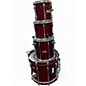 Used Yamaha 4 Piece Recording Custom (repaired hoop) Cherry Drum Kit