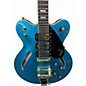 Used Gretsch Guitars CAT CB 3PU Riviera Blue Solid Body Electric Guitar