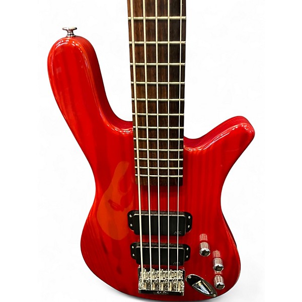 Used RockBass by Warwick STREAMER 5 RED Electric Bass Guitar