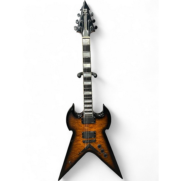 Used Wylde Audio Warhammer AMBER BURST Solid Body Electric Guitar