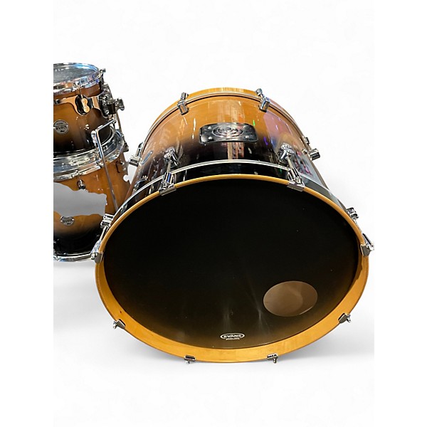 Used PDP by DW 3 Piece CONCEPT MAPLE BROWN FADE Drum Kit