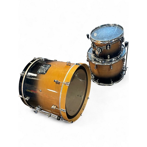 Used PDP by DW 3 Piece CONCEPT MAPLE BROWN FADE Drum Kit
