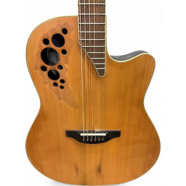 Used Ovation 1778TX-5 Elite Natural Acoustic Electric Guitar