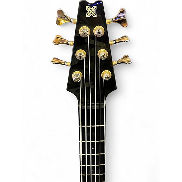 Used Modulus Guitars QUANTUM Q6 GREEN Electric Bass Guitar