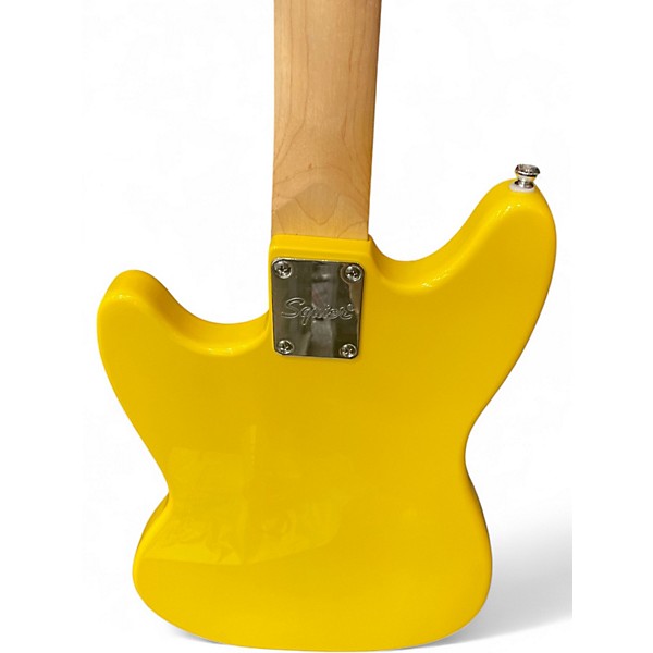 Used Squier Bullet Mustang HH Yellow Solid Body Electric Guitar