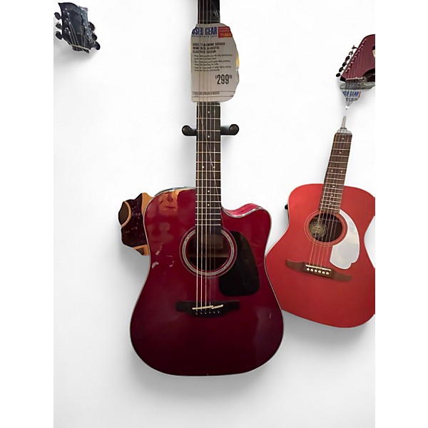 Used Takamine GD30CE Wine Red Acoustic Electric Guitar