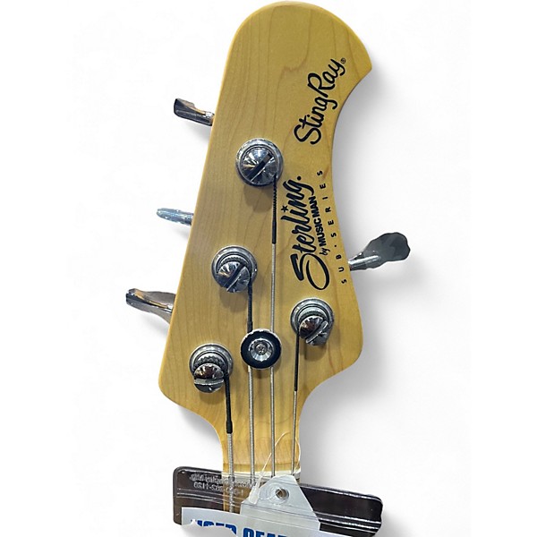 Used Sterling by Music Man STING RAY SUB Brown Sunburst Electric Bass Guitar
