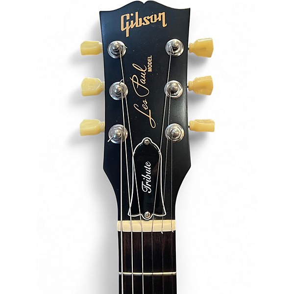 Used Gibson Les Paul Studio Tribute Satin Cherry Burst Solid Body Electric Guitar