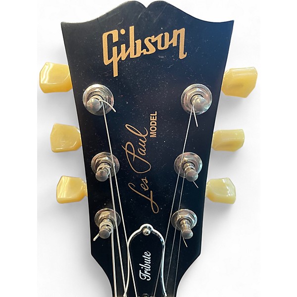 Used Gibson Les Paul Studio Tribute Satin Cherry Burst Solid Body Electric Guitar