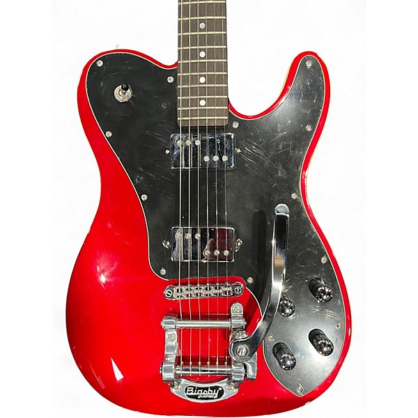 Used Schecter Guitar Research PT FASTBACK II RED Solid Body Electric Guitar