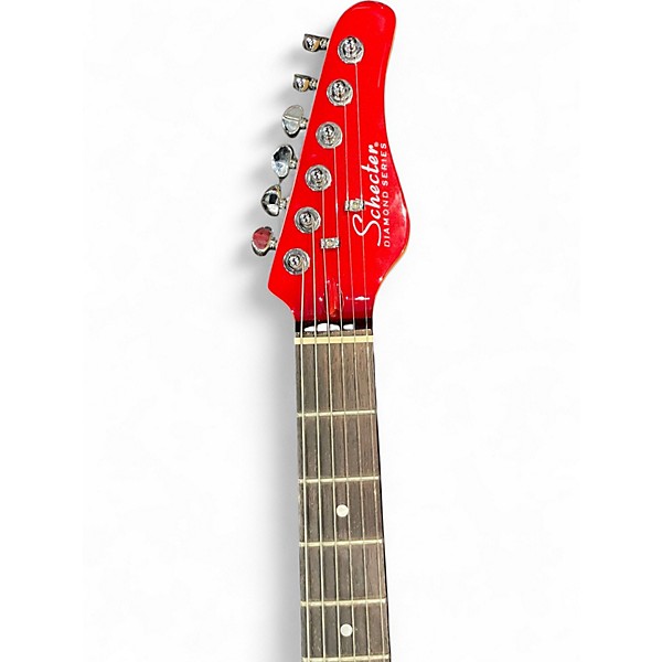 Used Schecter Guitar Research PT FASTBACK II RED Solid Body Electric Guitar