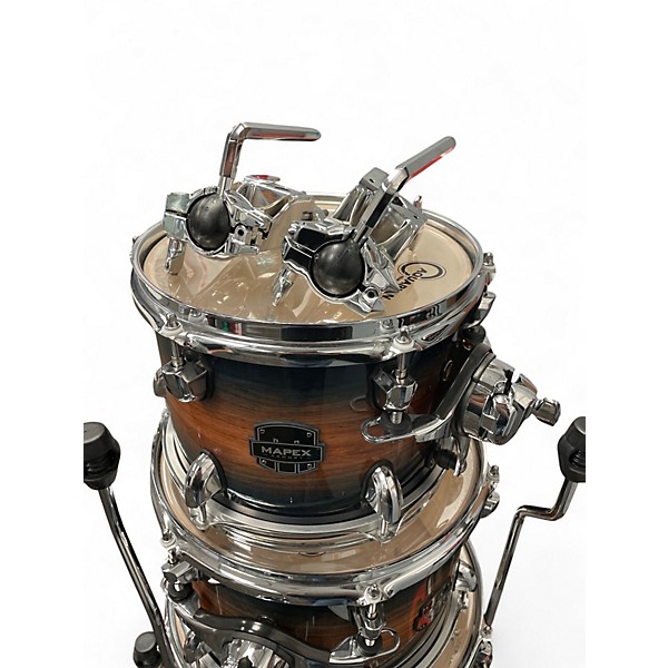 Used Mapex 5 Piece Armory Caribbean Burst Drum Kit