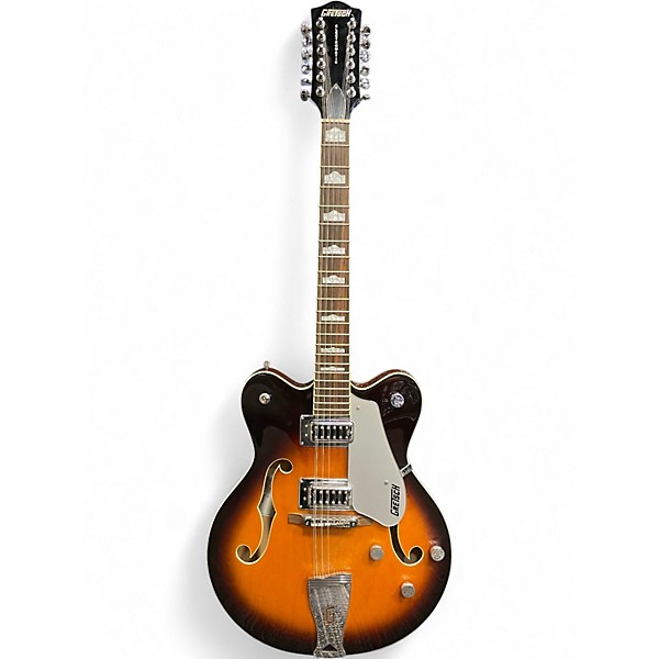 Used Gretsch Guitars G5422-12 Electromatic Sunburst Hollow Body Electric Guitar