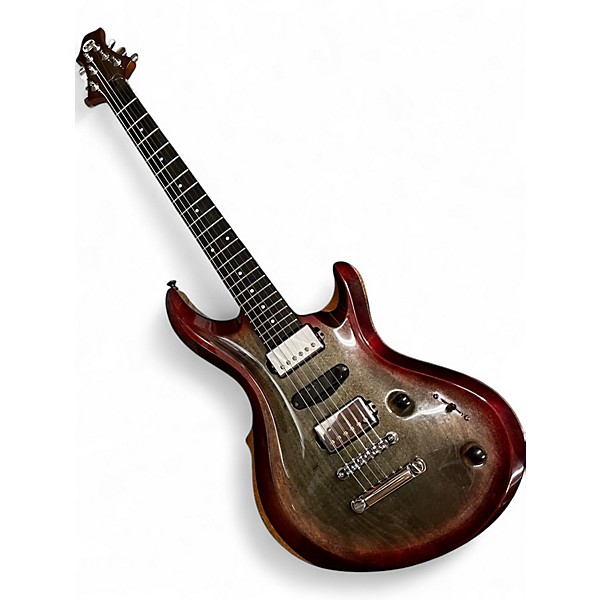 Used 2015 ESP CUSTOM SHOP MYSTIQUE FRX HYBRID CUSTOM BUILD RED GREY BURST Solid Body Electric Guitar