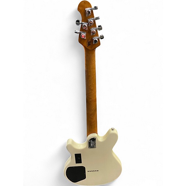 Used Ernie Ball Music Man Valentine Translucent Buttermilk Solid Body Electric Guitar