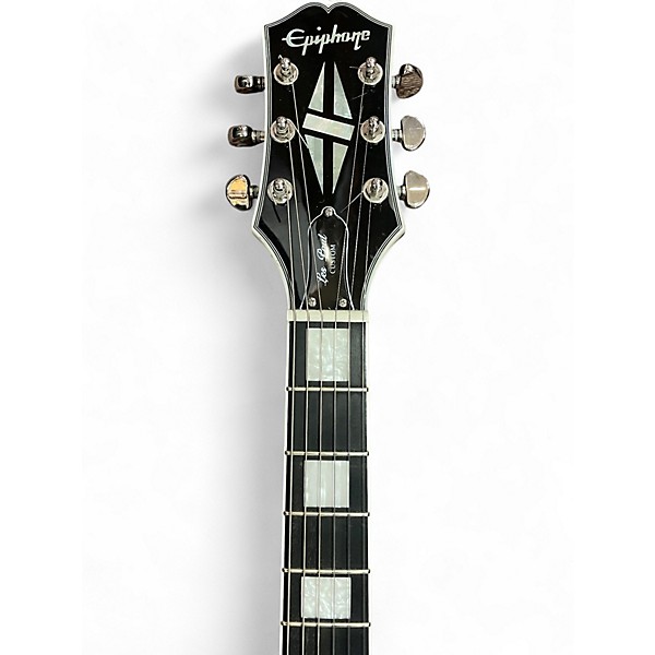 Used Epiphone Les Paul Custom Natural Solid Body Electric Guitar