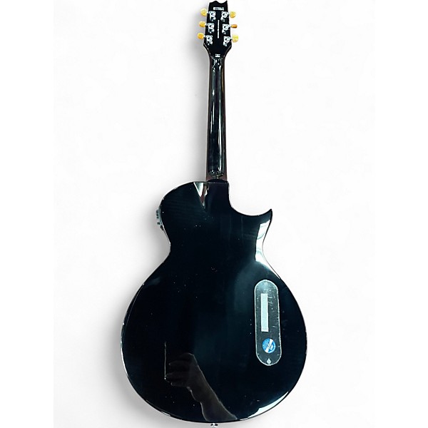 Used ESP LTD TL6 Left Handed black Acoustic Electric Guitar