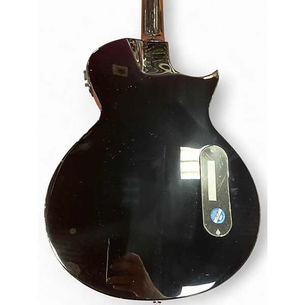 Used ESP LTD TL6 Left Handed black Acoustic Electric Guitar