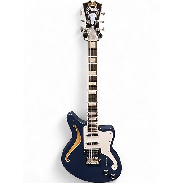 Used D'Angelico Premier Series Bedford SH Limited-Edition Baltic Blue Hollow Body Electric Guitar