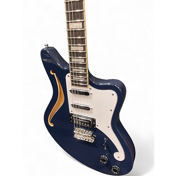 Used D'Angelico Premier Series Bedford SH Limited-Edition Baltic Blue Hollow Body Electric Guitar