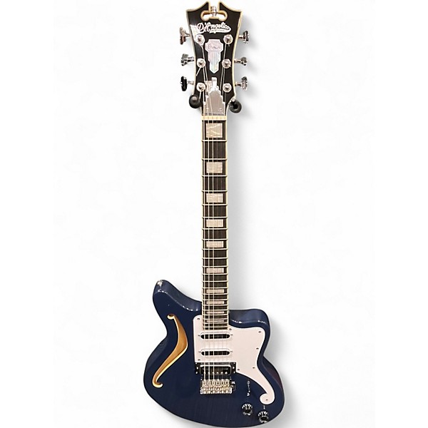 Used D'Angelico Premier Series Bedford SH Limited-Edition Baltic Blue Hollow Body Electric Guitar