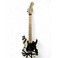 Used EVH Striped Series '78 Eruption Black and White Solid Body Electric Guitar thumbnail