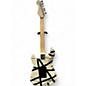 Used EVH Striped Series '78 Eruption Black and White Solid Body Electric Guitar