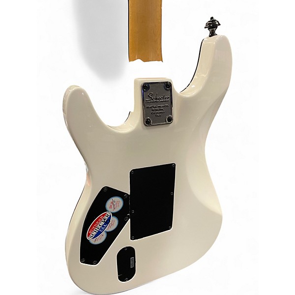 Used Schecter Guitar Research diamond series cr-1 fr white Solid Body Electric Guitar